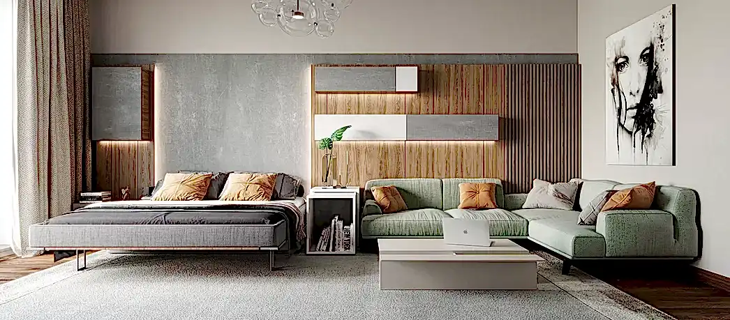 Кровать-трансформер с диваном INTERIOR OPTION 2 Кровать-трансформер с диваном INTERIOR OPTION 2